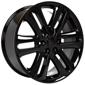 OE Wheels FR76 22x9 6x135 44et Gloss Black Wheel
