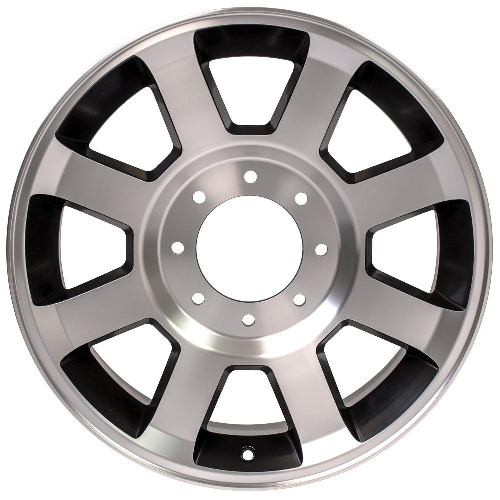 OE Wheels FR78 20x8 8x170 40et Satin Black Machined Wheel