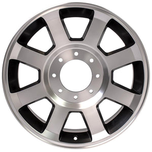 OE Wheels FR78 20x8 8x170 40et Satin Black Machined Wheel