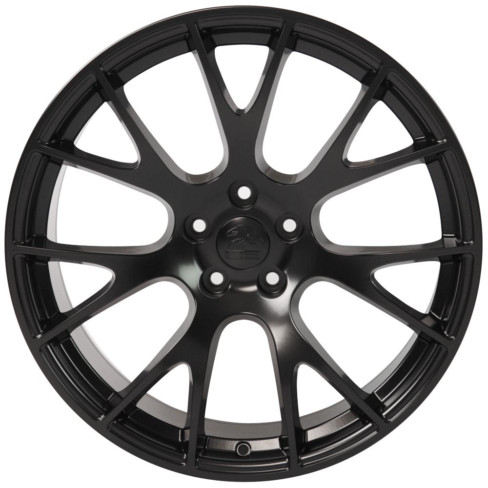 OE Wheels DG15 20x9 5x115 18et Satin Black Wheel