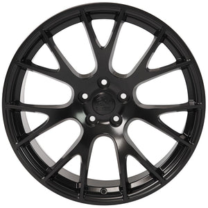 OE Wheels DG15 20x10 5x115 18et Satin Black Wheel