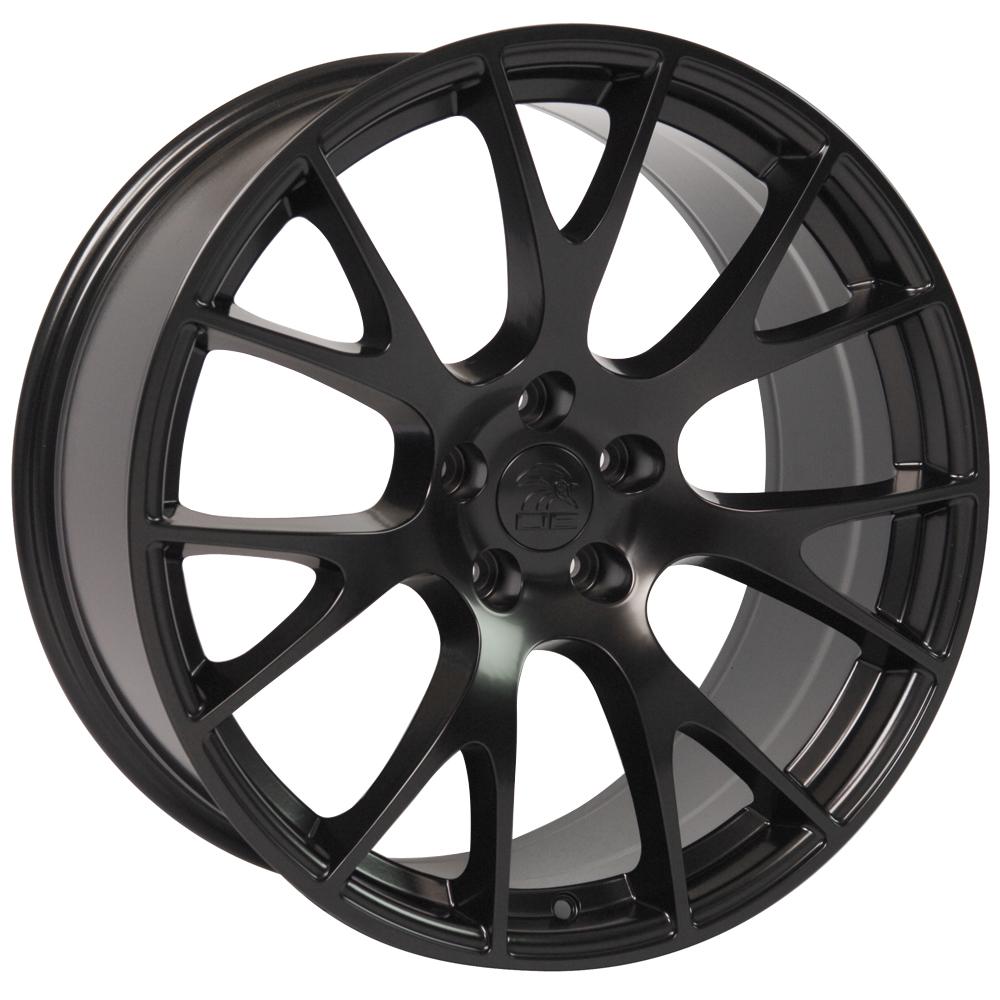 OE Wheels DG15 20x10 5x115 18et Satin Black Wheel