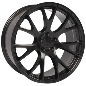 OE Wheels DG15 20x10 5x115 18et Satin Black Wheel