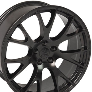 OE Wheels DG15 20x9 5x115 18et Satin Black Wheel