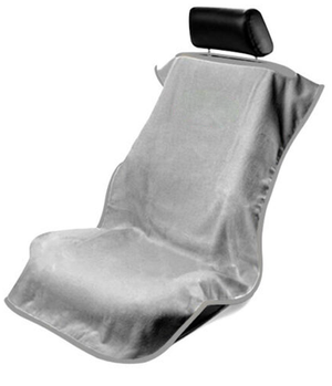 Grey Car Seat Cover Towel Blank
