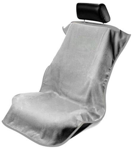 Grey Car Seat Cover Towel Blank