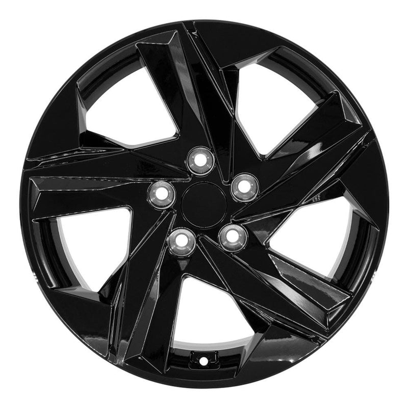 OE Wheels HY12 17x7 5x114.3 49et Gloss Black Wheel