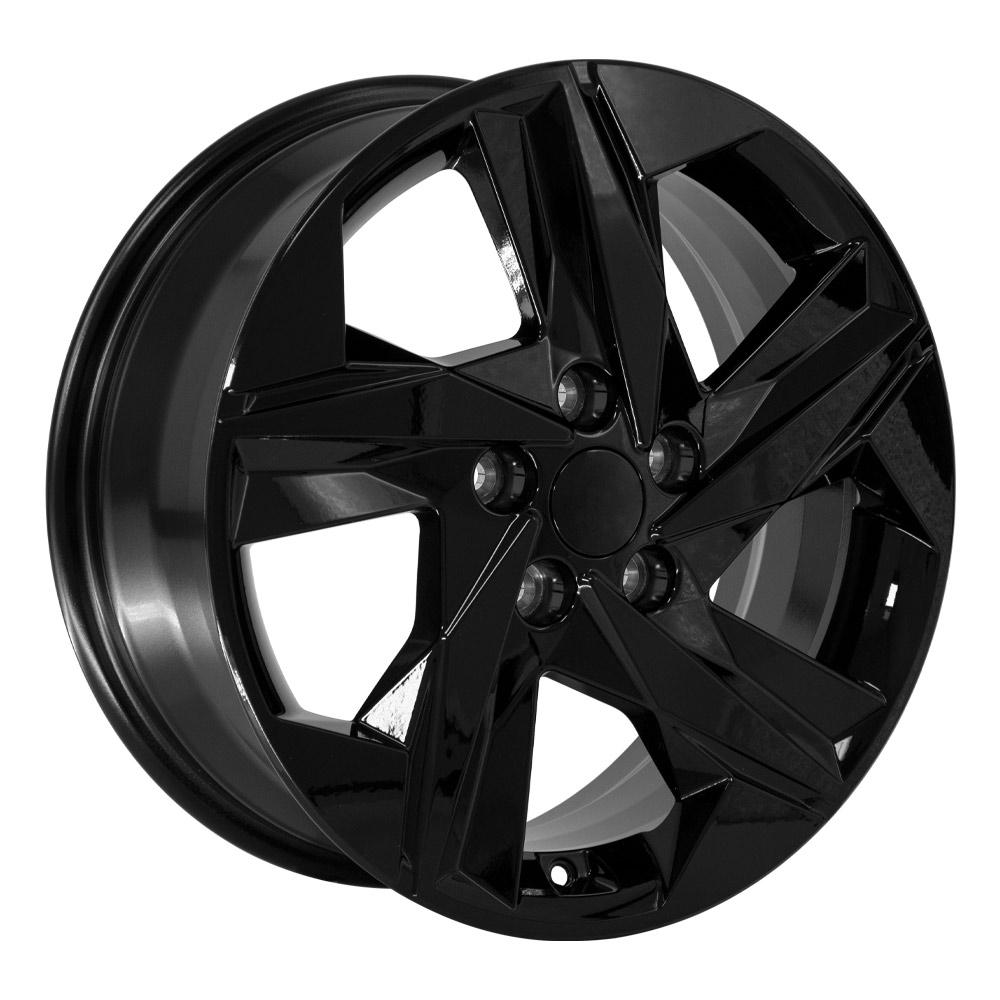 OE Wheels HY12 17x7 5x114.3 49et Gloss Black Wheel