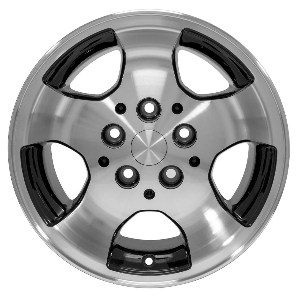 OE Wheels JP08 15x8 5x114.3 25.4et Gloss Black Machined Wheel