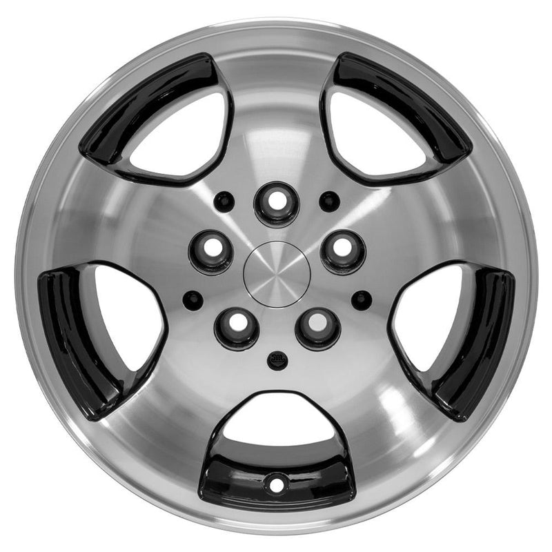 OE Wheels JP08 15x8 5x114.3 25.4et Gloss Black Machined Wheel