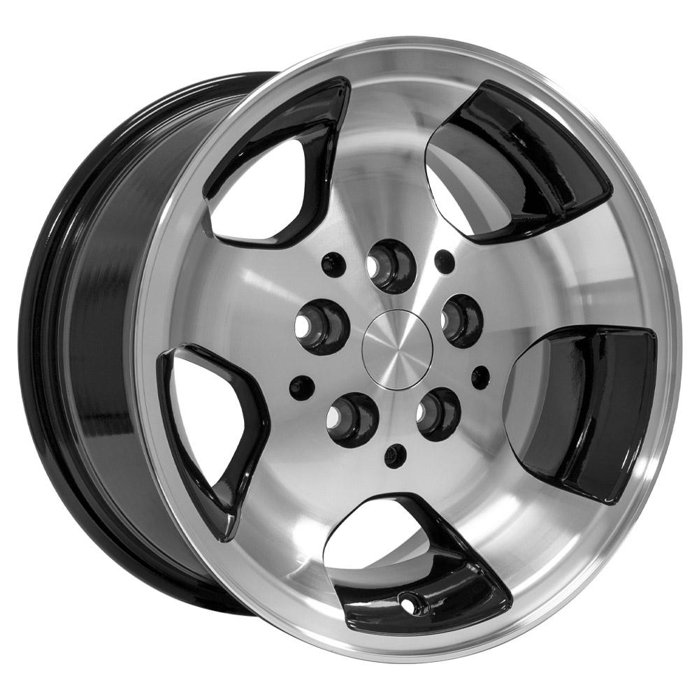OE Wheels JP08 15x8 5x114.3 25.4et Gloss Black Machined Wheel