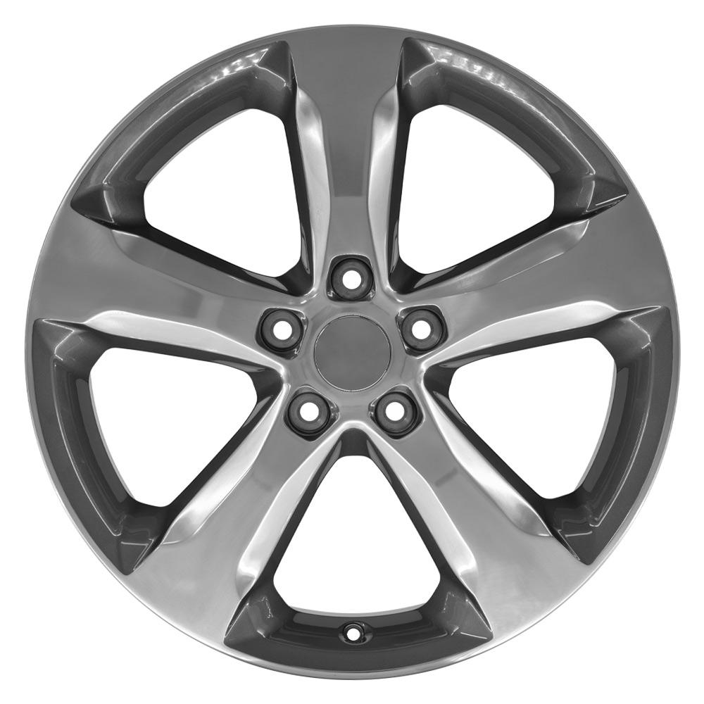 OE Wheels JP28 20x8.5 5x127 50et Gloss Gunmetal with Polished Face Wheel SS: 9511426
