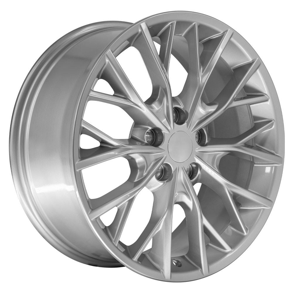 OE Wheels JP30 20x8.5 5x127 50et Gloss Hyper Silver Wheel