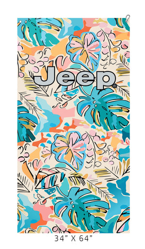 Jeep Palms Car Seat Towel2Go