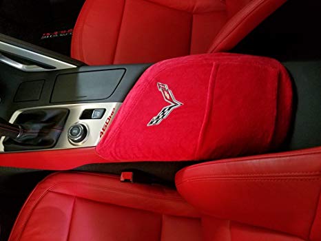 Corvette C7 2014-2019 Red Console Cover
