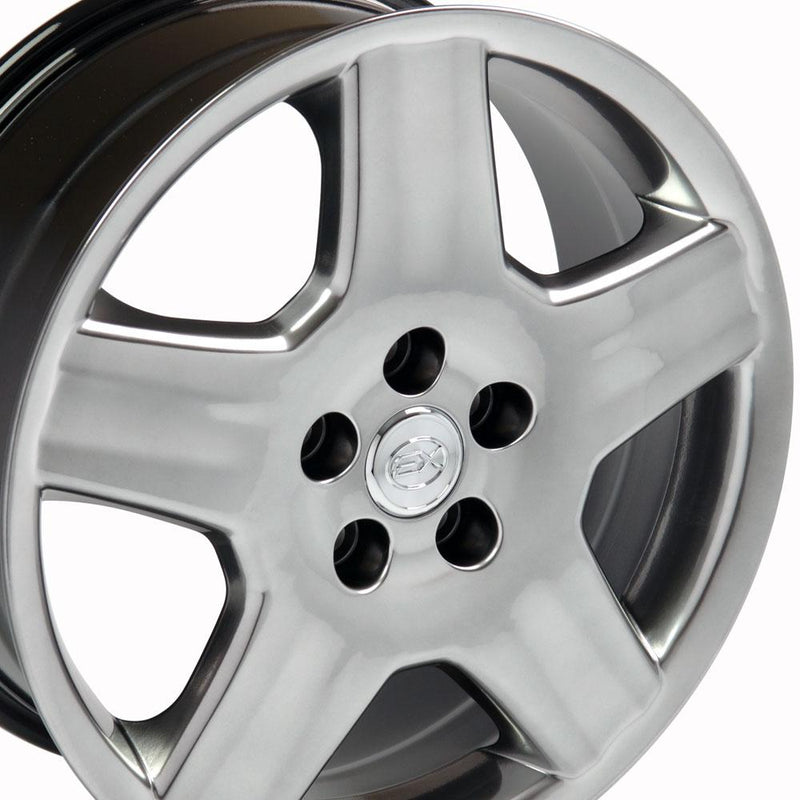 OE Wheels LX02 18x7.5 5x114.3 45et Gloss Hyper Black Wheel