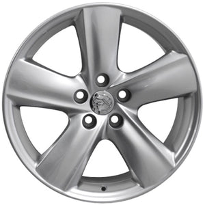 OE Wheels LX19 18x8 5x114.3 35et Gloss Hyper Silver Wheel