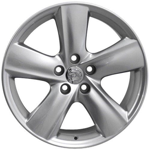 OE Wheels LX19 18x8 5x114.3 35et Gloss Hyper Silver Wheel