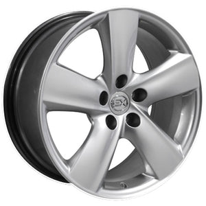 OE Wheels LX19 18x8 5x114.3 35et Gloss Hyper Silver Wheel