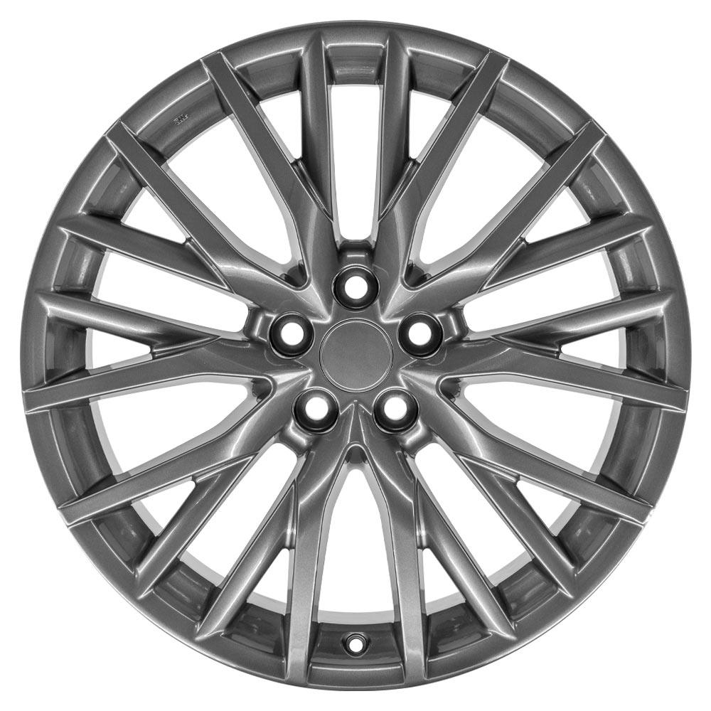OE Wheels LX59 20x8 5x114.3 30et Gloss Hyper Silver Wheel