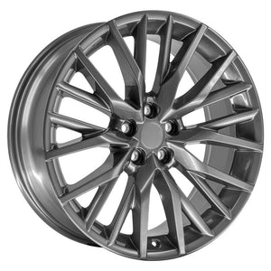 OE Wheels LX59 20x8 5x114.3 30et Gloss Hyper Silver Wheel