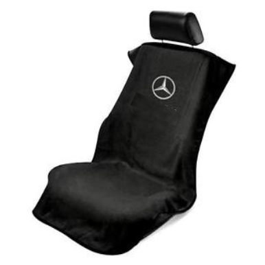 Mercedes Black Car Seat Cover Towel