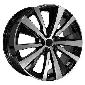 OE Wheels NS29 19x8 5x114.3 55et Gloss Black Machined Wheel