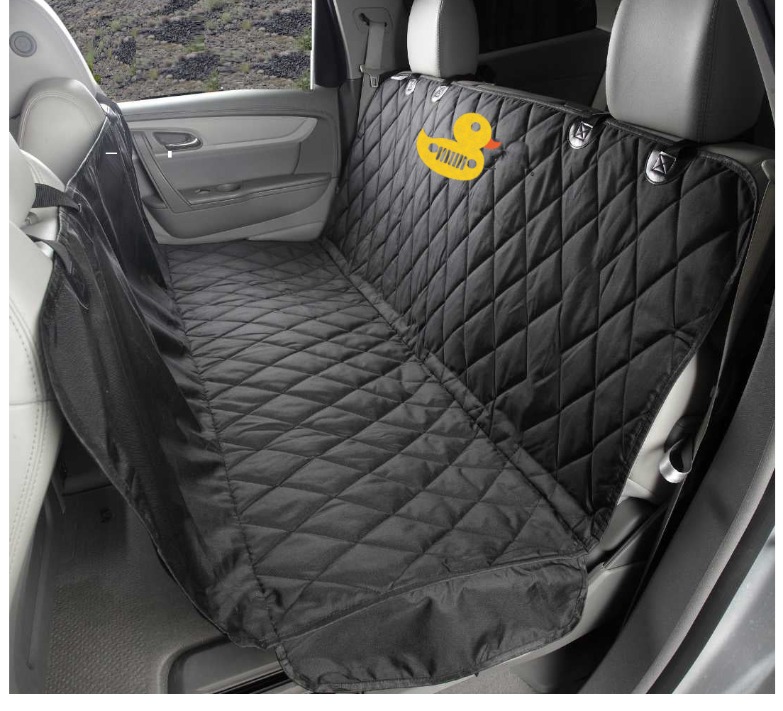 Pet Hammock Black with Jeep Duck Logo