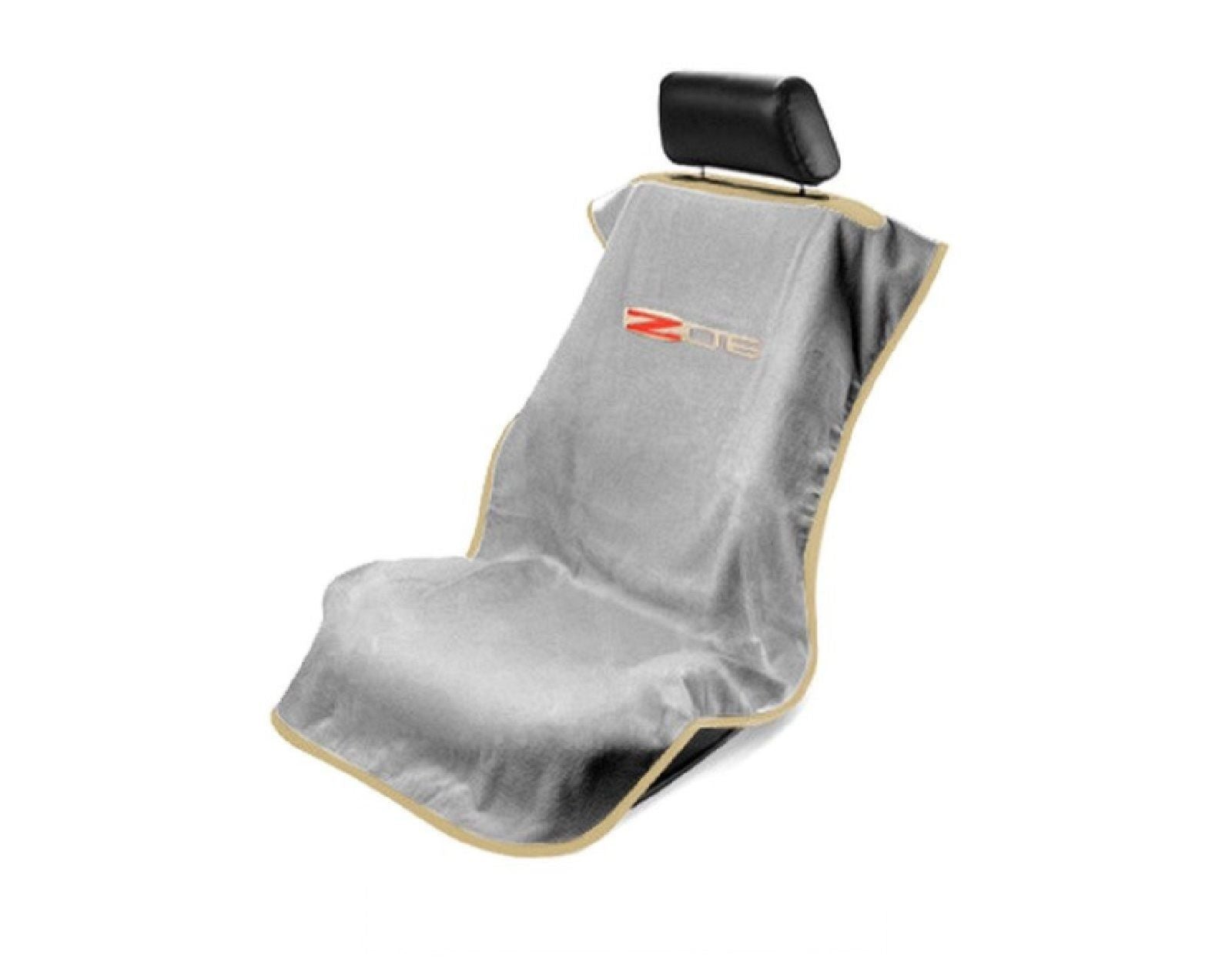 Corvette Z06 Grey Car Seat Cover Towel