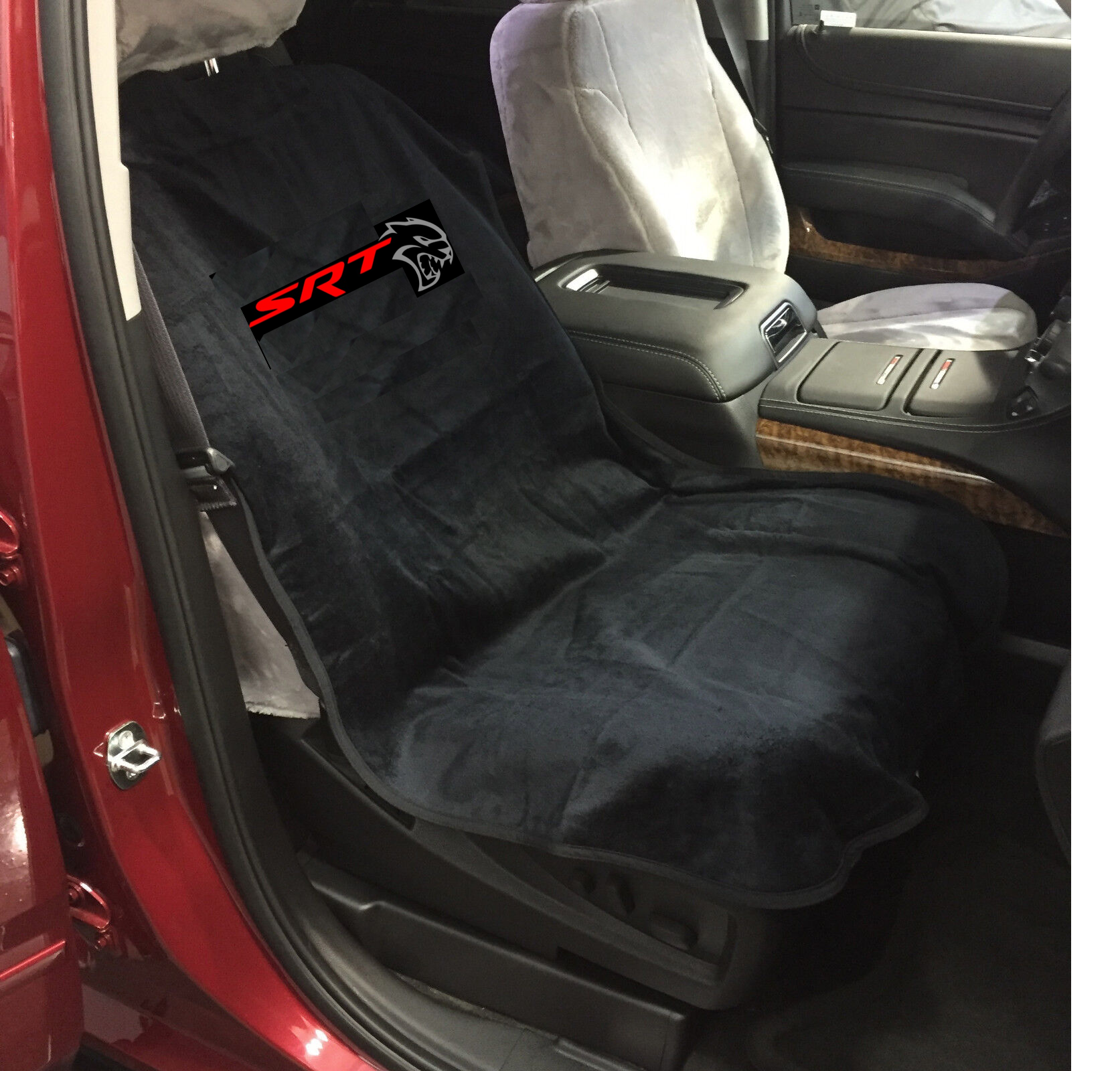 Dodge SRT HellCat Black Seat Cover Towel