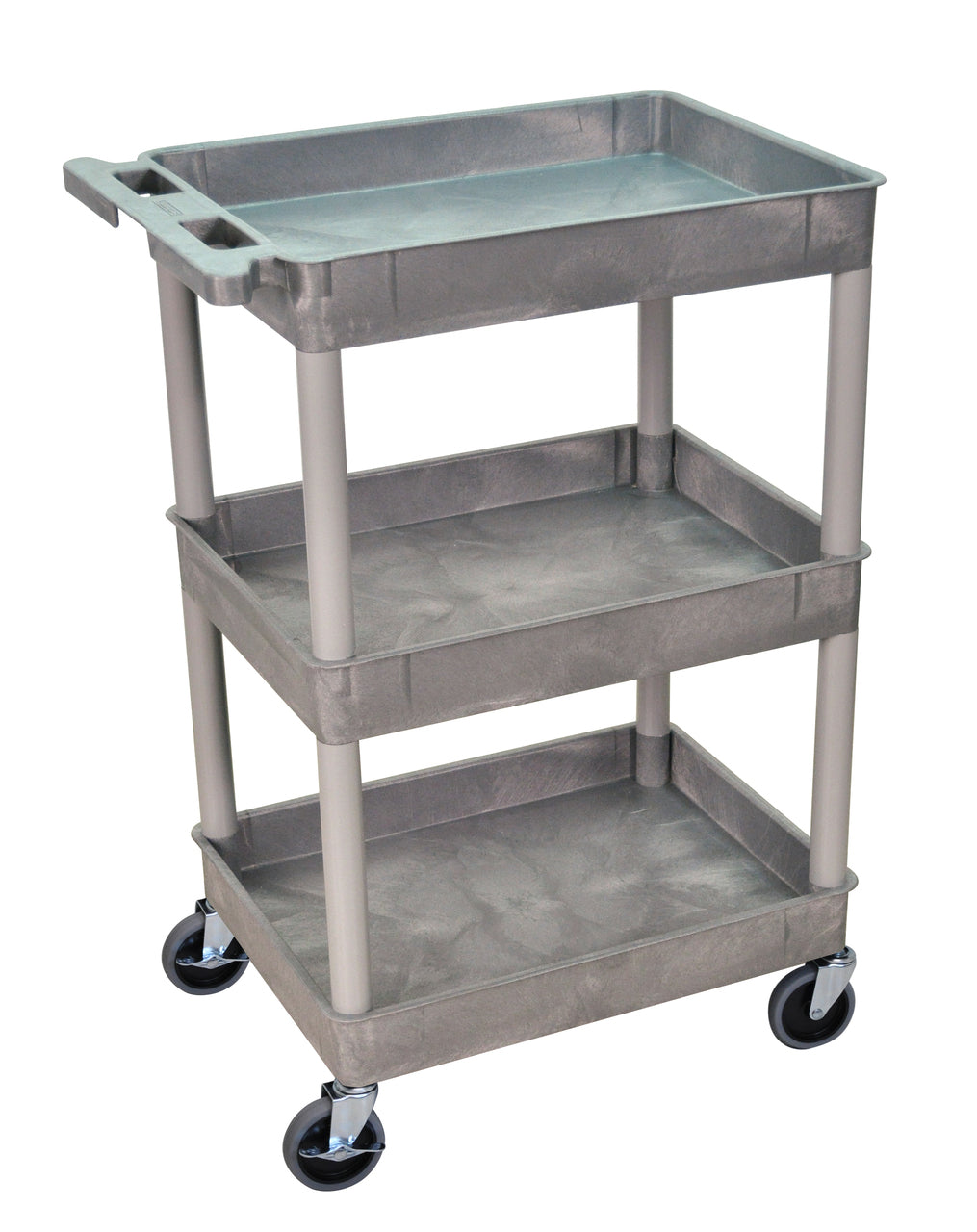 Gray 3 Shelf Tub Cart Item STC111-G