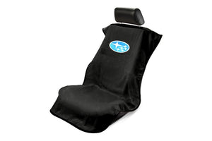 Subaru Black Car Seat Cover Towel