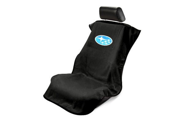 Subaru Black Car Seat Cover Towel