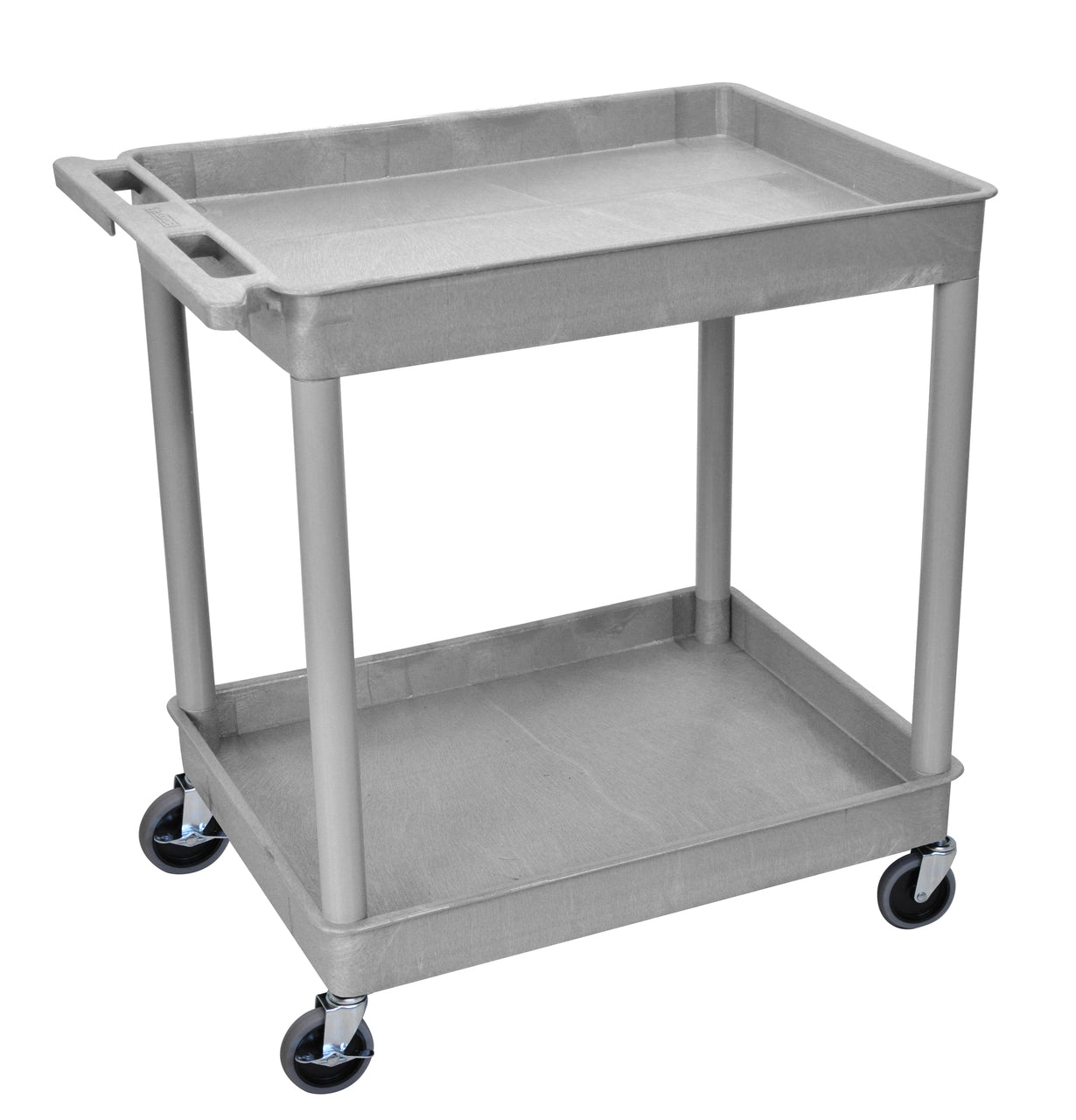 Gray 2 Shelf Tub Cart Item TC11-G