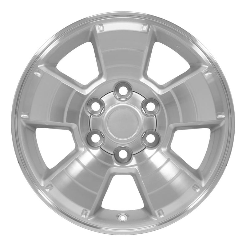 OE Wheels TY09 17x7.5 6x139.7 30et Gloss Silver Machined Wheel