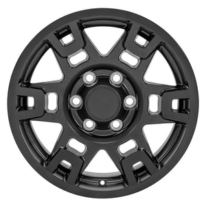 OE Wheels TY16B 17x7 6x139.7 4et Matte Black Wheel