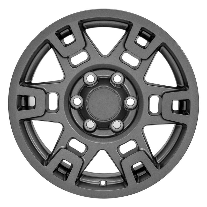 OE Wheels TY16B 17x7 6x139.7 4et Satin Graphite Wheel
