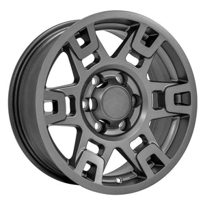 OE Wheels TY16B 17x7 6x139.7 4et Satin Graphite Wheel