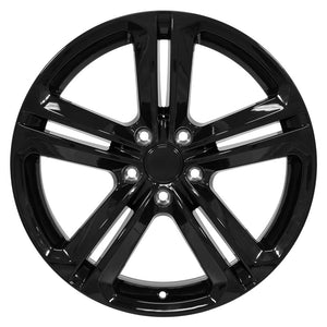 OE Wheels VW18 18x8 5x112 41et Gloss Black Wheel