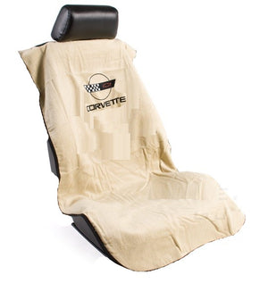 Corvette C4 Tan Car Seat Cover Towel