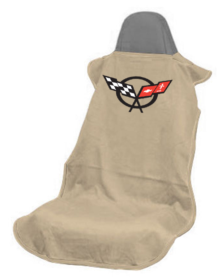 Corvette C5 Tan Car Seat Cover Towel