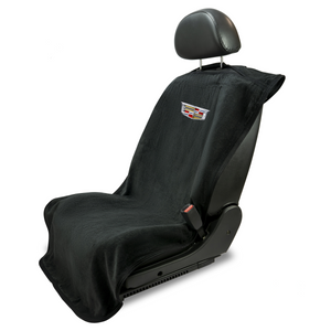 Cadillac Emblem Black Car Seat Cover Towel