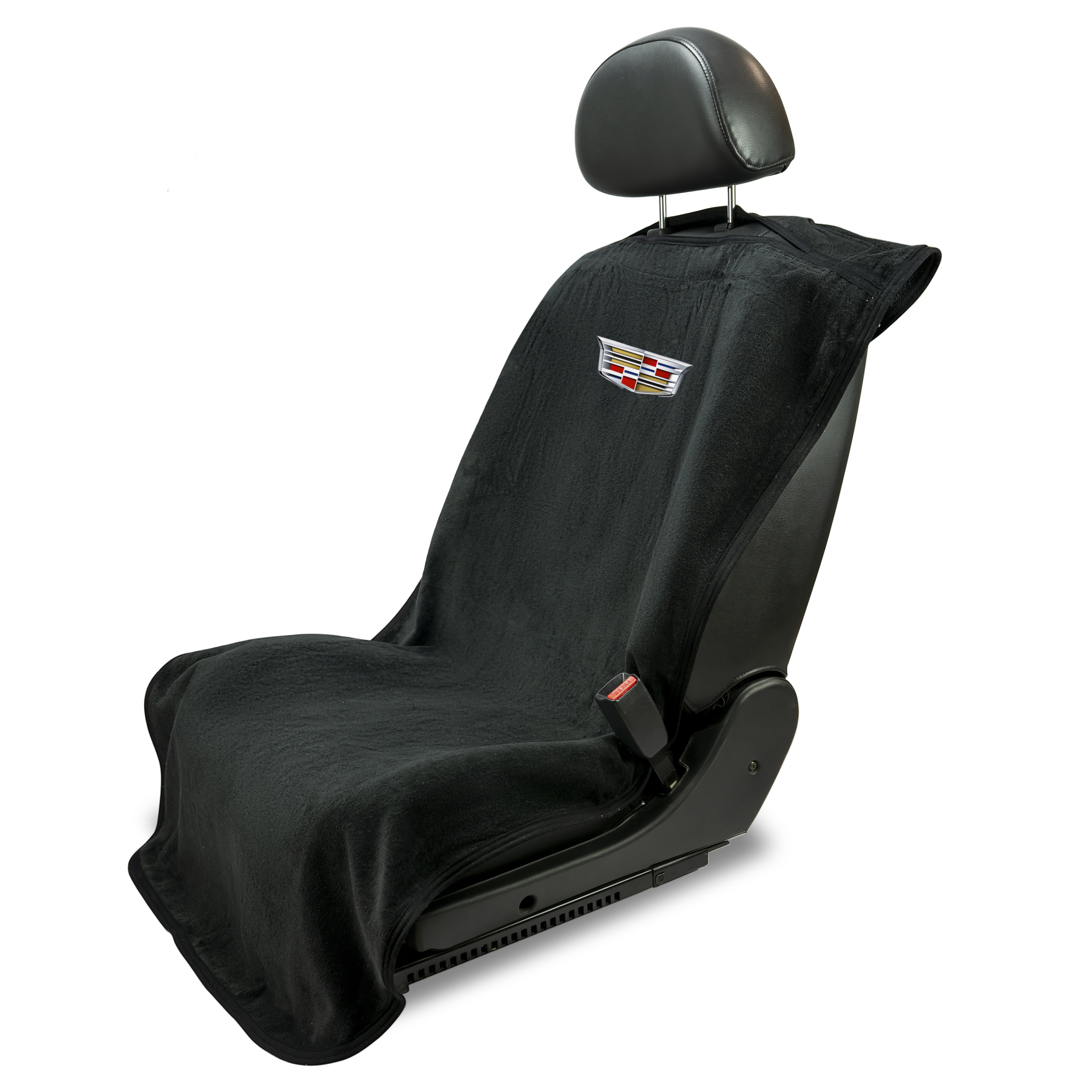 Cadillac Emblem Black Car Seat Cover Towel