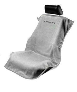 Charger Grey Car Seat Cover Towel