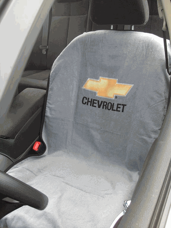 Chevrolet Grey Car Seat Cover Towel