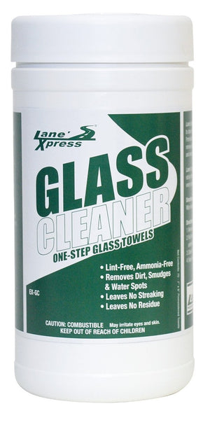 Glass Cleaner One-Step Glass Towels