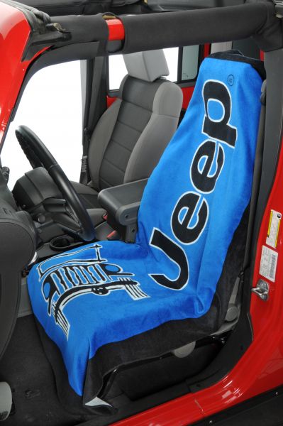Jeep TOWEL-2-GO Blue Seat Cover Towel