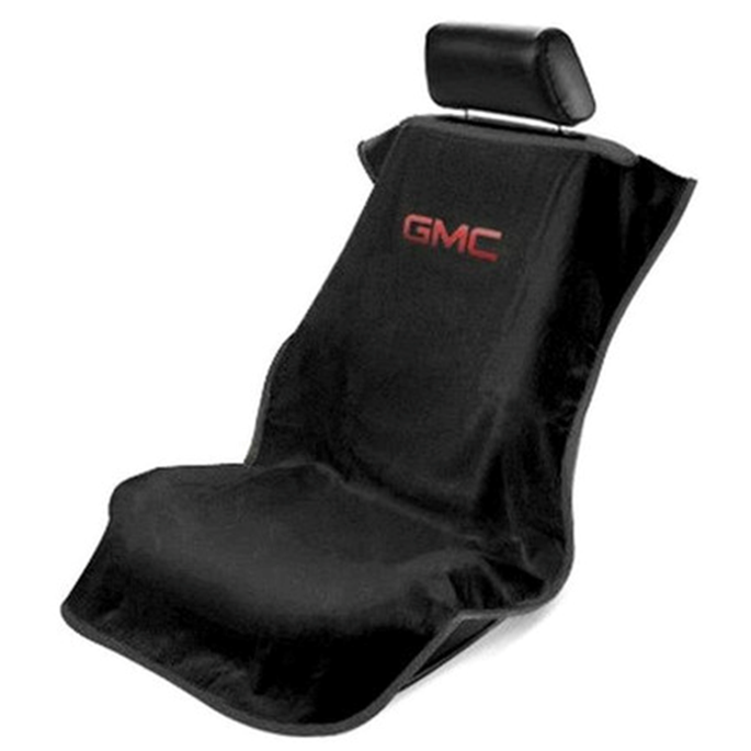 GMC Black Car Seat Cover Towel