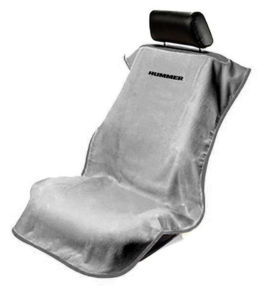 Hummer Grey Car Seat Cover Towel