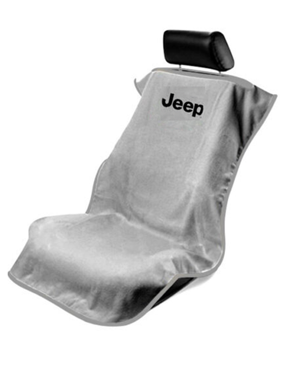 Jeep Grey Car Seat Cover Towel